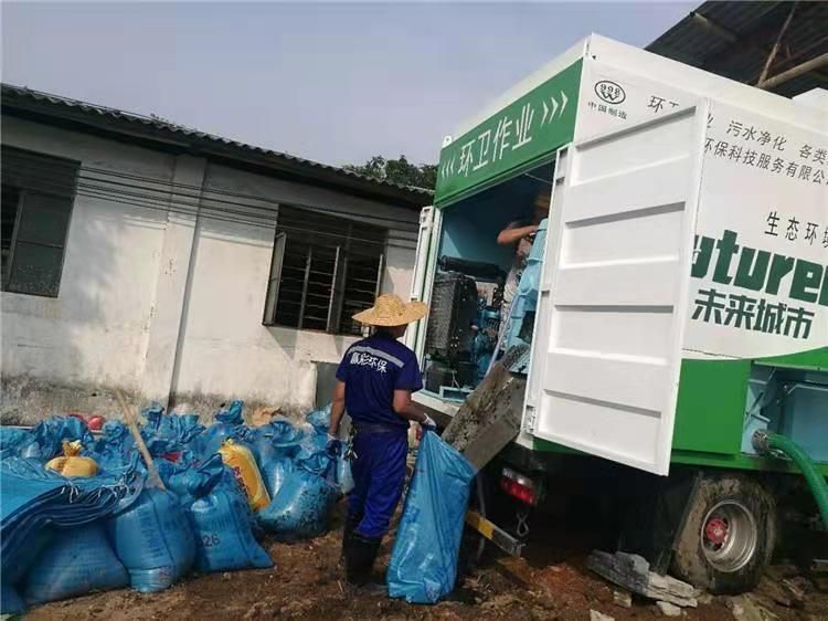 潼关工业污泥压干处理